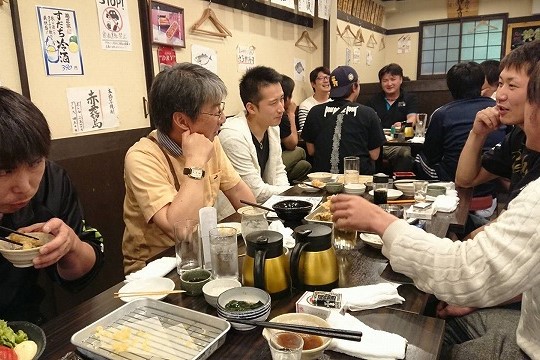 作業員でのご飯会